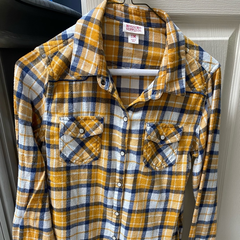 Flannel Plaid Button Down